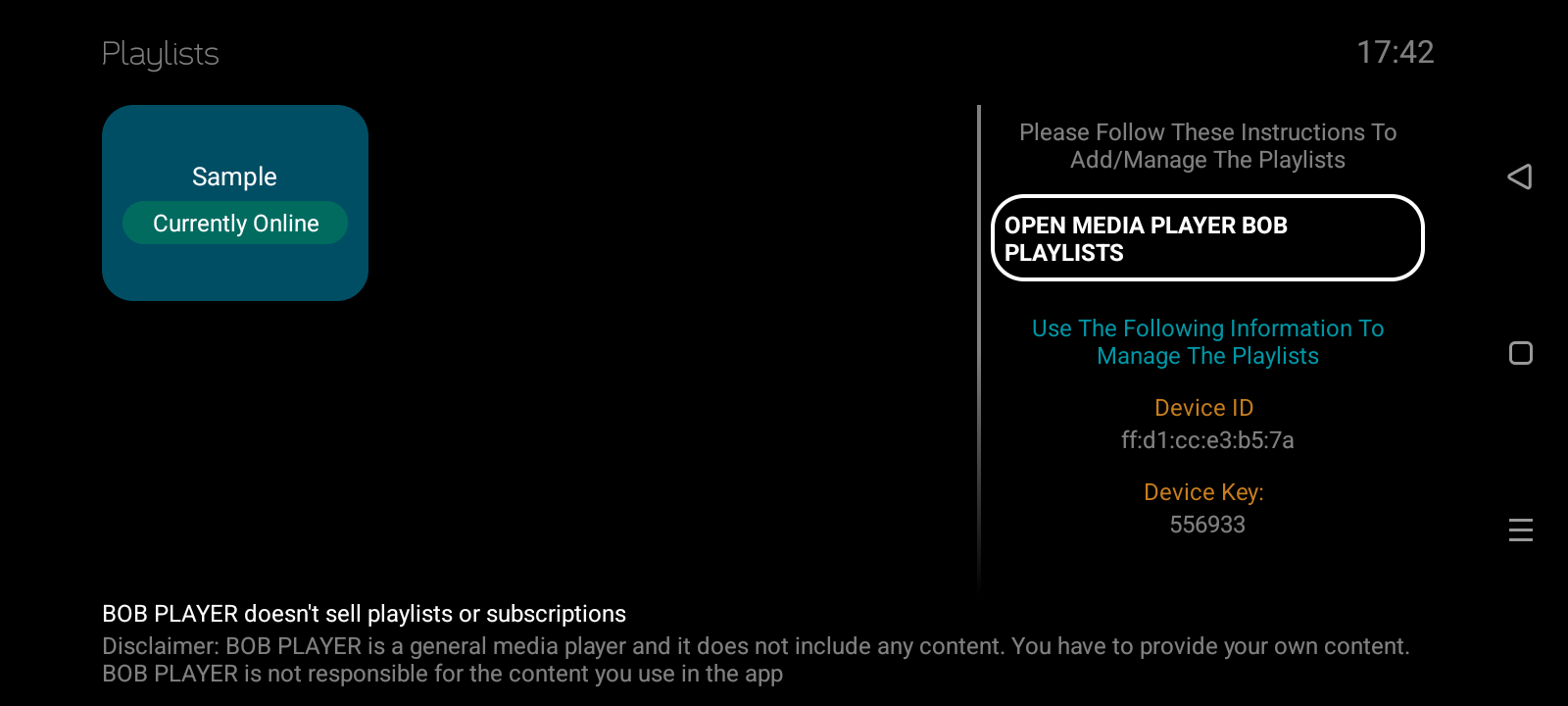 CRPLAYER BOB PLAYER/PAGO